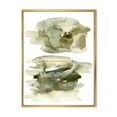 thumbnail image 1 of Designart 'Abstract Clouds In Dark Green II' Modern Framed Canvas Wall Art Print, 1 of 5