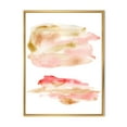 thumbnail image 1 of Designart 'Abstract Clouds Set With Pink Gold Beige and Red' Modern Framed Canvas Wall Art Print, 1 of 5