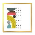 thumbnail image 1 of Designart 'Abstract Colorful Geometric Art Collage I' Modern Framed Art Print, 1 of 4