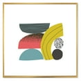 thumbnail image 1 of Designart 'Abstract Colorful Geometric Art Collage II' Modern Framed Canvas Wall Art Print, 1 of 5