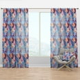 thumbnail image 1 of Designart 'Abstract Colorful Paisley Pattern' Modern Curtain Panel, 1 of 4