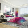 thumbnail image 1 of Designart 'Abstract Colorful Pattern' Modern Duvet Cover Set, 1 of 4