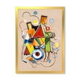 thumbnail image 1 of Designart 'Abstract Compositions Of Colored Geometric I' Modern Framed Art Print, 1 of 4