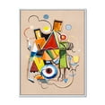 thumbnail image 1 of Designart 'Abstract Compositions Of Colored Geometric I' Modern Framed Canvas Wall Art Print, 1 of 5