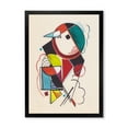thumbnail image 1 of Designart 'Abstract Compositions Of Colored Geometric II' Modern Framed Art Print, 1 of 4