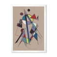 thumbnail image 1 of Designart 'Abstract Compositions Of Colored Geometric III' Modern Framed Art Print, 1 of 4