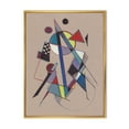 thumbnail image 1 of Designart 'Abstract Compositions Of Colored Geometric III' Modern Framed Canvas Wall Art Print, 1 of 5