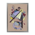 thumbnail image 1 of Designart 'Abstract Compositions Of Colored Geometric IV' Modern Framed Art Print, 1 of 1