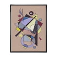 thumbnail image 1 of Designart 'Abstract Compositions Of Colored Geometric IV' Modern Framed Canvas Wall Art Print, 1 of 5
