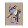 thumbnail image 1 of Designart 'Abstract Compositions Of Colored Geometric IV' Modern Framed Canvas Wall Art Print, 1 of 5