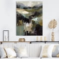 thumbnail image 1 of Designart "Abstract Delicate Brushstroke Painting III" Abstract Wall Decor, 1 of 5