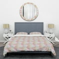 thumbnail image 1 of Designart 'Abstract Design Retro Pattern VII' Mid-Century Modern Duvet Cover Set, 1 of 4