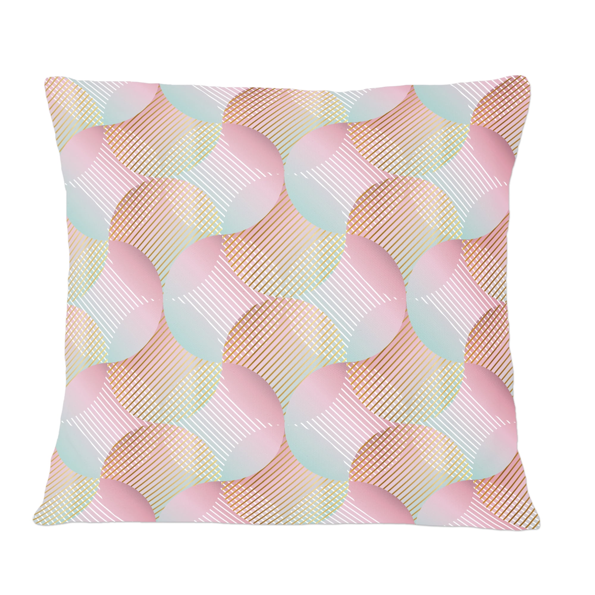 Designart Abstract Design Retro Pattern VII' Mid-Century Modern Throw Pillow - 12x20