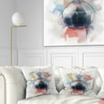 thumbnail image 1 of Designart Abstract Flowers in Vase - Floral Throw Pillow - 16x16, 1 of 5