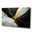thumbnail image 1 of Designart Abstract Geode Black IV Canvas Wall Art, 1 of 5