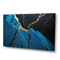 thumbnail image 1 of Designart Abstract Geode Blue II Canvas Wall Art, 1 of 5