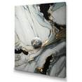 thumbnail image 1 of Designart Abstract Geode Gold And White Marble III Canvas Wall Art, 1 of 5