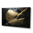 thumbnail image 1 of Designart Abstract Geode Gold III Canvas Wall Art, 1 of 5