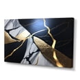 thumbnail image 1 of Designart Abstract Geode Gold Marble I Canvas Wall Art, 1 of 5