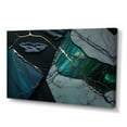 thumbnail image 1 of Designart Abstract Geode Green IV Canvas Wall Art, 1 of 5