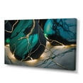 thumbnail image 1 of Designart Abstract Geode Green V Canvas Wall Art, 1 of 5