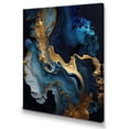 thumbnail image 1 of Designart Abstract Geode Marble Blue III Canvas Wall Art, 1 of 5