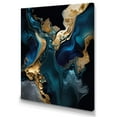thumbnail image 1 of Designart Abstract Geode Marble Blue IV Canvas Wall Art, 1 of 5