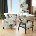 thumbnail image 1 of Designart "Abstract Geode Marble Waves Grey" Upholstered Modern & Contemporary Accent Chair and Abstract Arm Chair - Multiple Color & Pattern, 1 of 7