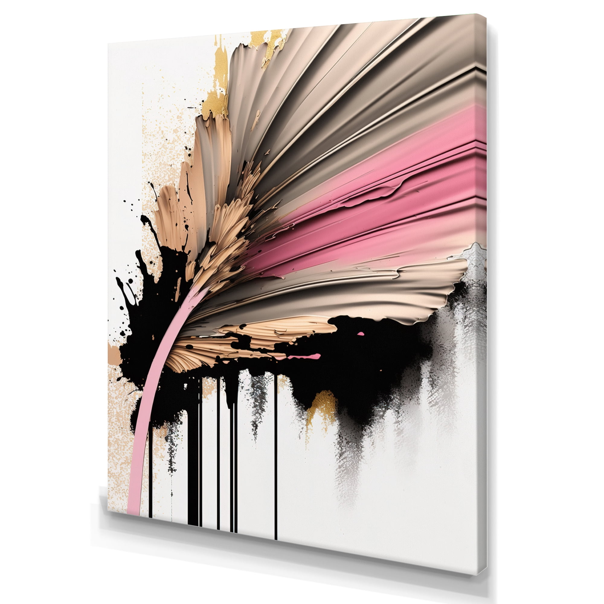 Designart Abstract Geode Painting I Canvas Wall Art