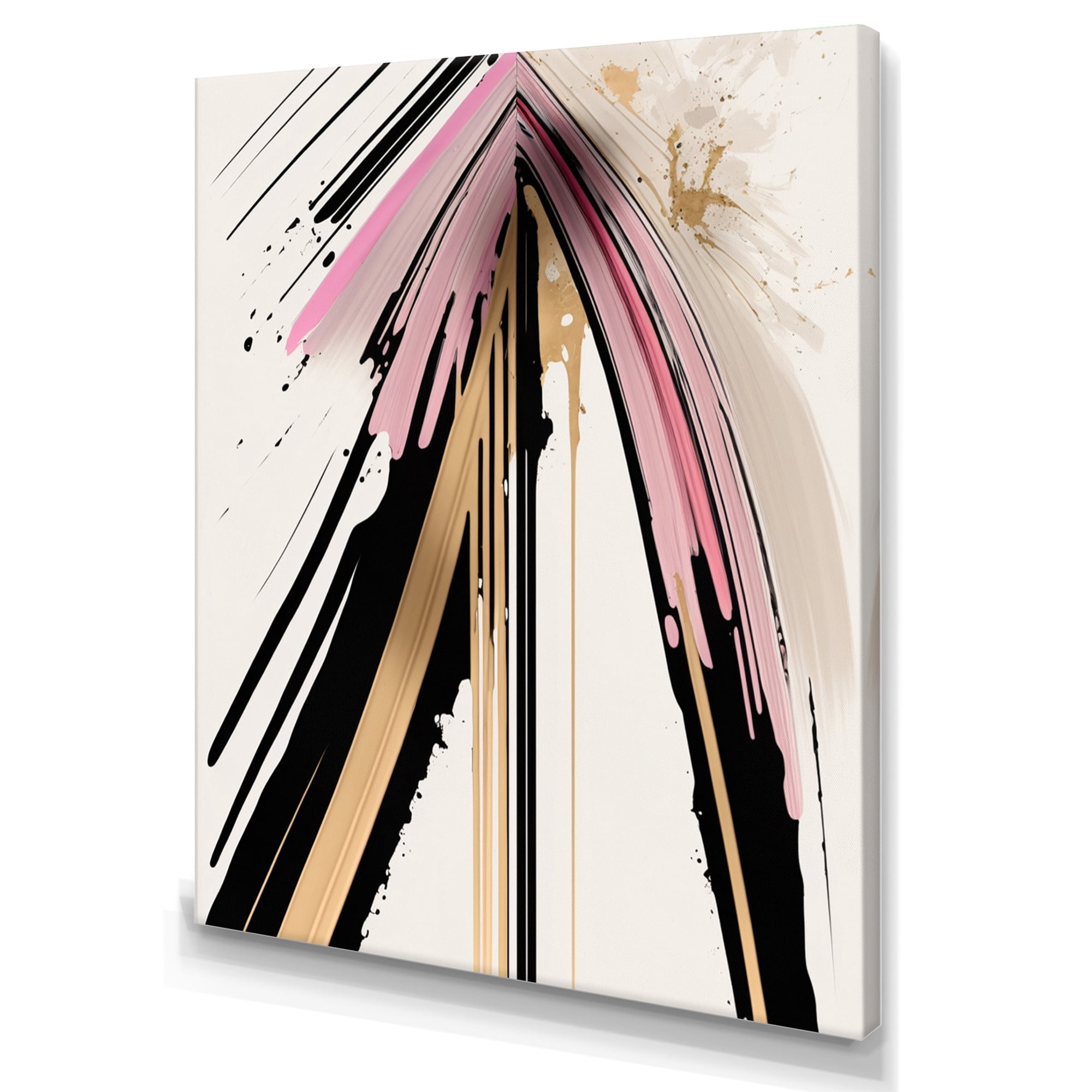 Designart Abstract Geode Painting II Canvas Wall Art