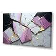 thumbnail image 1 of Designart Abstract Geode Pink II Canvas Wall Art, 1 of 5