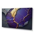 thumbnail image 1 of Designart Abstract Geode Purple I Canvas Wall Art, 1 of 5
