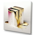 thumbnail image 1 of Designart Abstract Geode Shapes Pink Canvas Wall Art, 1 of 5