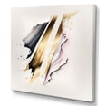 thumbnail image 1 of Designart Abstract Geode Watercolor Gold I Canvas Wall Art, 1 of 5