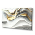 thumbnail image 1 of Designart Abstract Geode Waves Grey V Canvas Wall Art, 1 of 5