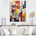 thumbnail image 1 of Designart "Abstract Harlem Renaissance Cityscape" City Buildings Canvas Art Print, 1 of 7