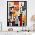 thumbnail image 1 of Designart "Abstract Harlem Renaissance Cityscape" City Buildings Floater Framed Canvas Art Print, 1 of 1