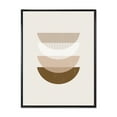 thumbnail image 1 of Designart 'Abstract Moon and Sun Geometric Print III' Modern Framed Canvas Wall Art Print, 1 of 5