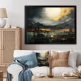 thumbnail image 1 of Designart "Abstract Mountain Majesty Grey and Yellow Lands V" Landscapes Framed Wall Art Decor - Modern Grey Abstract Landscapes Living Room Framed Canvas Art, 1 of 6