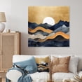 thumbnail image 1 of Designart "Abstract Mountains Nature s Abstraction" Abstract Landscape Metal Wall Art Prints, 1 of 5