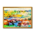 thumbnail image 1 of Designart 'Abstract Multicolored Bright Texture Art I' Modern Framed Art Print, 1 of 4