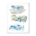 thumbnail image 1 of Designart 'Abstract Of Clouds Dark Blue Colored II' Modern Framed Art Print, 1 of 4