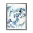 thumbnail image 1 of Designart 'Abstract Of Clouds Dark Blue Colored III' Modern Framed Art Print, 1 of 4