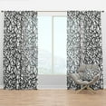 thumbnail image 1 of Designart 'Abstract Pattern Mosaic' Modern & Contemporary Curtain Panel, 1 of 4