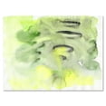 thumbnail image 1 of Designart ' Abstract Pond of Yellow and Green ' Modern Canvas Wall Art Print, 1 of 4