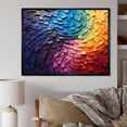 thumbnail image 1 of Designart "Abstract Rainbow Colorful Arch composition" Modern Floater Framed Canvas Print, 1 of 7