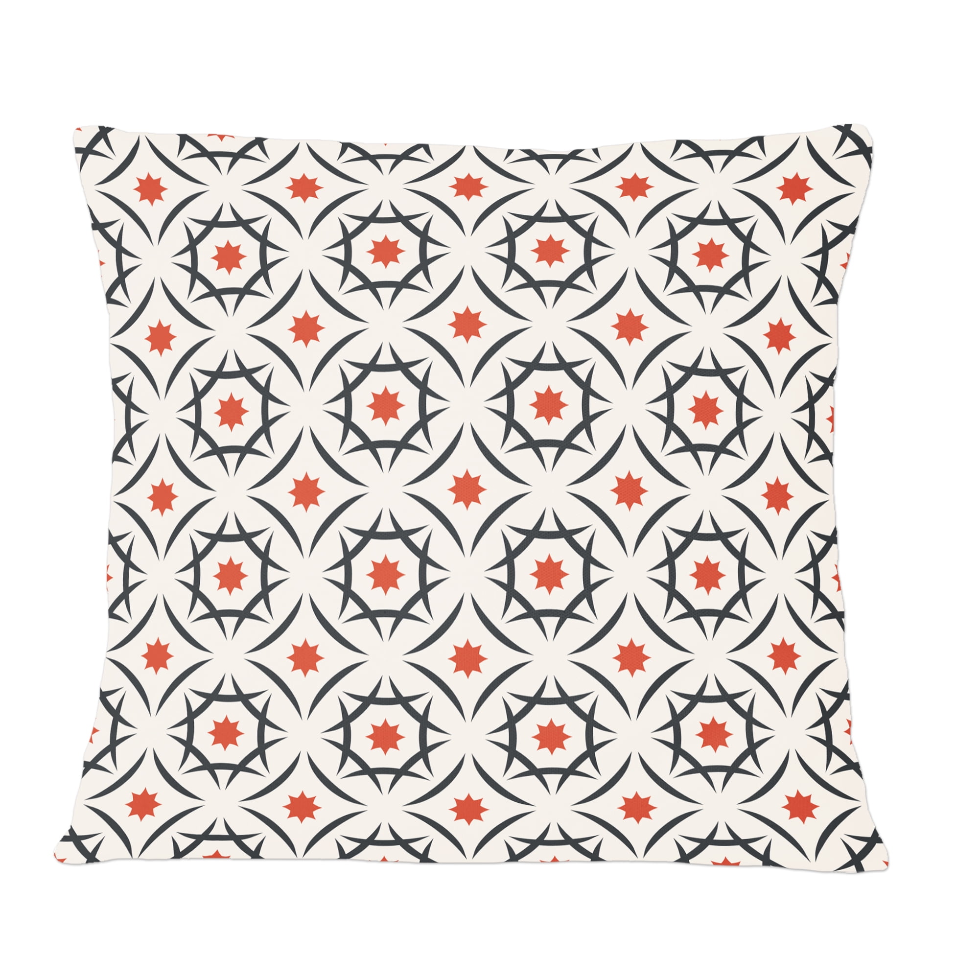 Designart Abstract Retro Design V' Mid-Century Modern Throw Pillow - 12x20