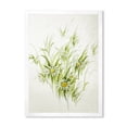 thumbnail image 1 of Designart 'Abstract Retro Drawing of Flowers I' Vintage Framed Art Print, 1 of 4