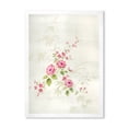thumbnail image 1 of Designart 'Abstract Retro Drawing of Flowers II' Vintage Framed Art Print, 1 of 4