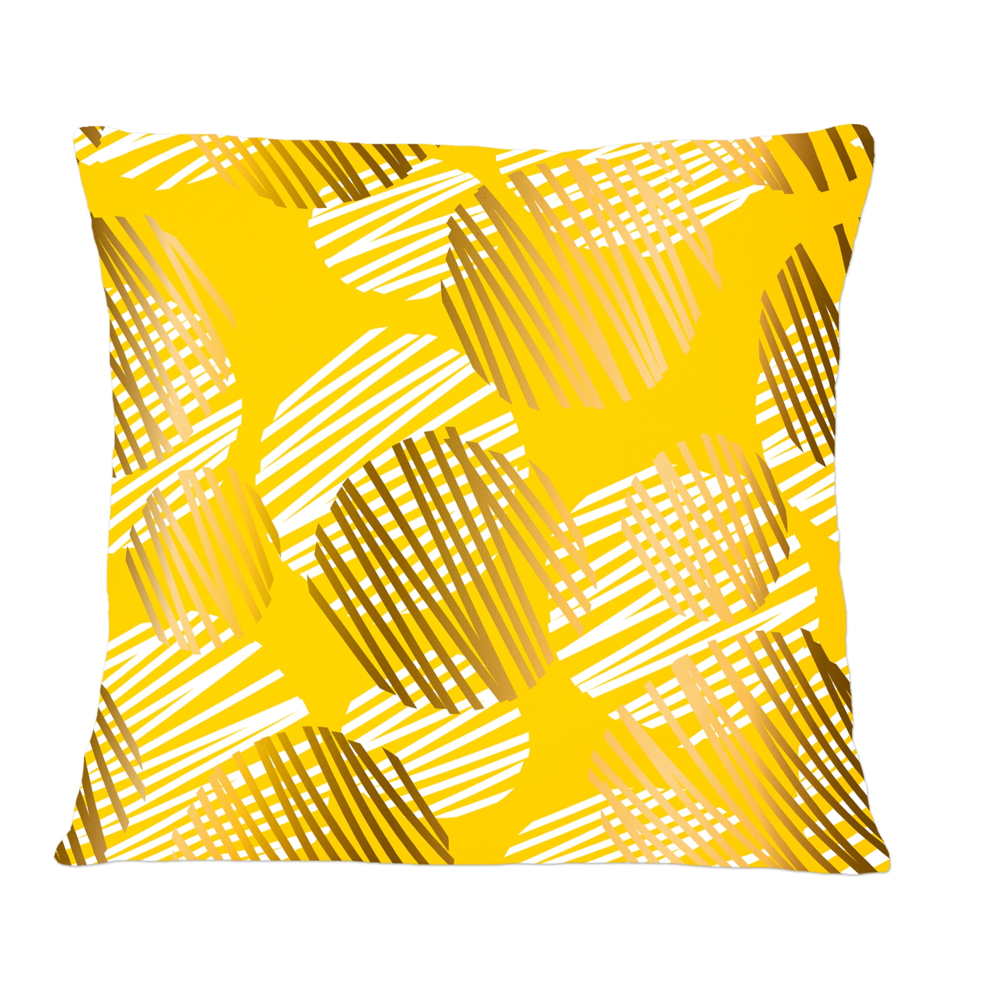Designart Abstract Retro Geometric IV' Mid-Century Modern Throw Pillow - 12x20